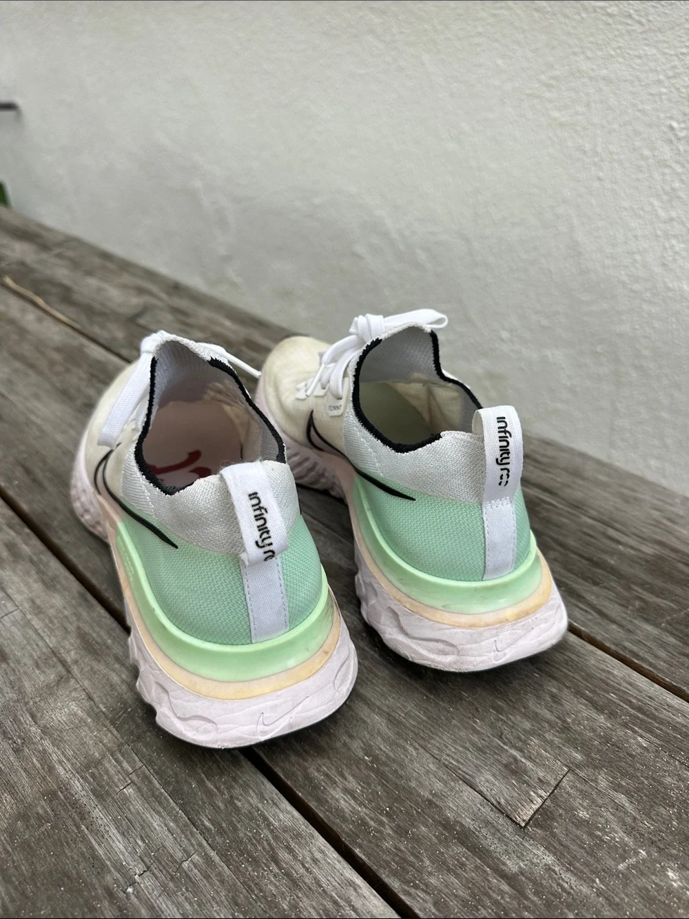 Nike Women's Running Shoes - White, Mint & Pale Pink
